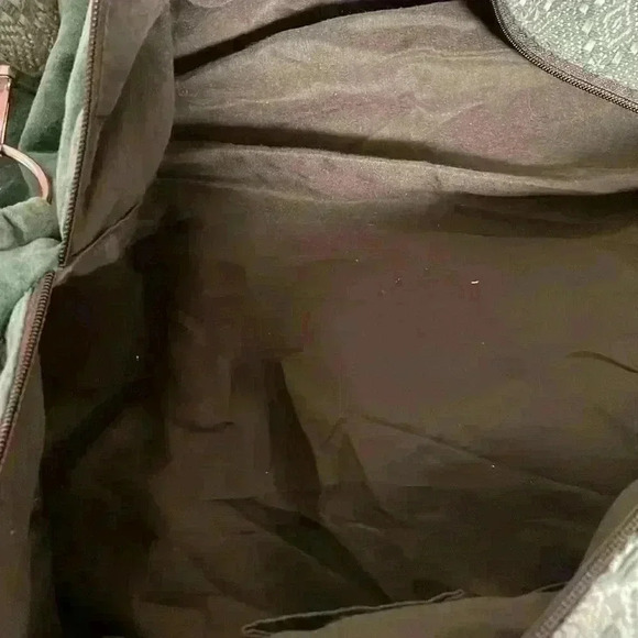 A&B - America & Beyond large, emerald green, embroidered tote bag - Picture 8 of 10